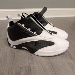 Reebok Answer IV Black/White Allen Iverson FY9691 Men's 13